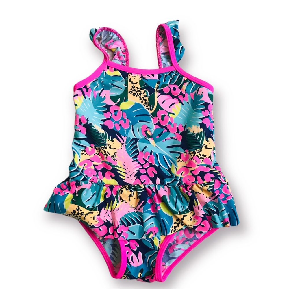 Mini Club Floral Swimsuit Size 1.5-2 Years